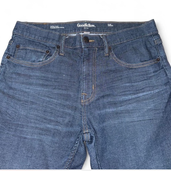 Goodfellow & Co Men's Indigo Straight Jeans - Picture 3 of 6